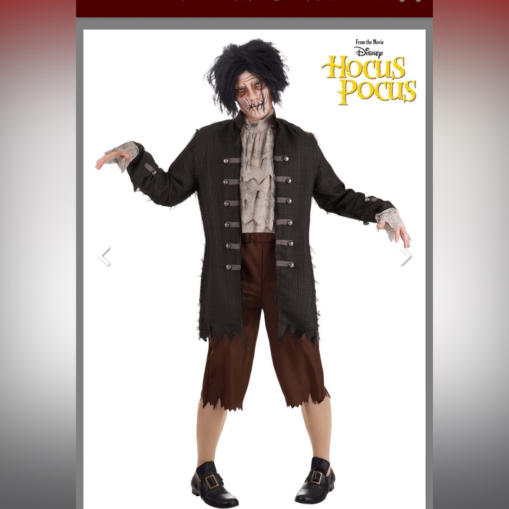 Brand New Hocus Pocus Billy Costume